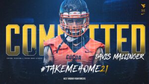 WVU coaches flip 3-star Central Florida commit Davis Mallinger to Mountaineers